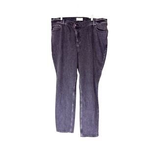 Abercrombie & Fitch Black The 90s Slim Straight Ultra High-Rise Jean Size‎ 20